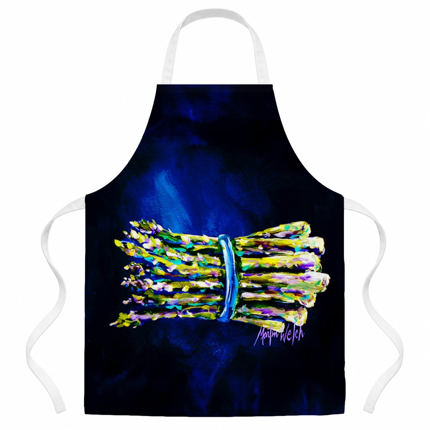 Jaimie's Bunch Asparagas Apron Cooking Kitchen Server Baking Crafts Gardening for Adult Women Men, Unisex, Large, Multicolor