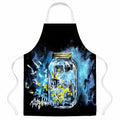 Lightning Bugs Apron Cooking Kitchen Server Baking Crafts Gardening for Adult Women Men, Unisex, Large, Multicolor