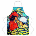 Market Day Apron Cooking Kitchen Server Baking Crafts Gardening for Adult Women Men, Unisex, Large, Multicolor