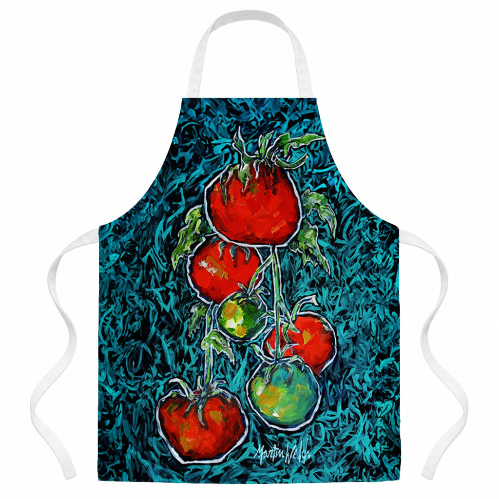 Maters Tomatoes Apron Cooking Kitchen Server Baking Crafts Gardening for Adult Women Men, Unisex, Large, Multicolor