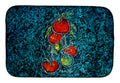 Maters Tomatoes Dish Drying Mat Absorbent Dish Drying Mat Pad for Kitchen Counter Dish Drainer Mat for Countertop, 14 x 21", Multicolor