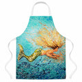 Mermaid After Your Heart Apron Cooking Kitchen Server Baking Crafts Gardening for Adult Women Men, Unisex, Large, Multicolor