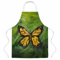 Monarch Glover Fly Butterfly Apron Cooking Kitchen Server Baking Crafts Gardening for Adult Women Men, Unisex, Large, Multicolor