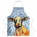 Moo Cow Apron Cooking Kitchen Server Baking Crafts Gardening for Adult Women Men, Unisex, Large, Multicolor