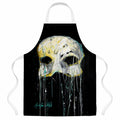 Mysterious Mask Apron Cooking Kitchen Server Baking Crafts Gardening for Adult Women Men, Unisex, Large, Multicolor
