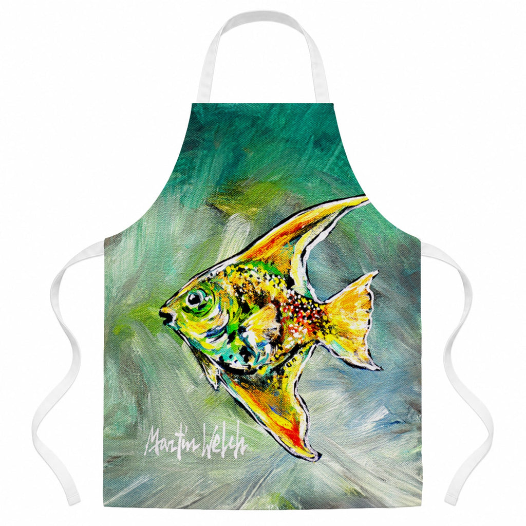 Nancys Other Fish Apron Cooking Kitchen Server Baking Crafts Gardening for Adult Women Men, Unisex, Large, Multicolor