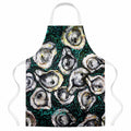 Oyster Lily Apron Cooking Kitchen Server Baking Crafts Gardening for Adult Women Men, Unisex, Large, Multicolor