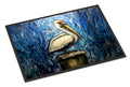 Pelican Blues Doormat Indoor Outdoor 18H X 27W Front Door Mat Rugs for Entryway, Non Slip Washable