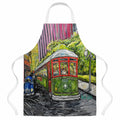 Saint Charles No. 922 Streetcar Again Apron Cooking Kitchen Server Baking Crafts Gardening for Adult Women Men, Unisex, Large, Multicolor