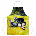 Scooter Pooter and Tooter Goats Apron Cooking Kitchen Server Baking Crafts Gardening for Adult Women Men, Unisex, Large, Multicolor
