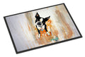 Boston Terrier Scout Doormat Indoor Outdoor 24H X 36W Front Door Mat Rugs for Entryway, Non Slip Washable Low Pile,