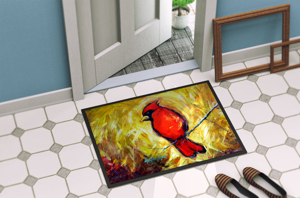 Sha Red Baba Bird Doormat Indoor Outdoor 18H X 27W Front Door Mat Rugs for Entryway, Non Slip Washable