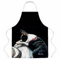 Boston Terrier Spot In The Sun Apron Cooking Kitchen Server Baking Crafts Gardening for Adult Women Men, Unisex, Large, Multicolor