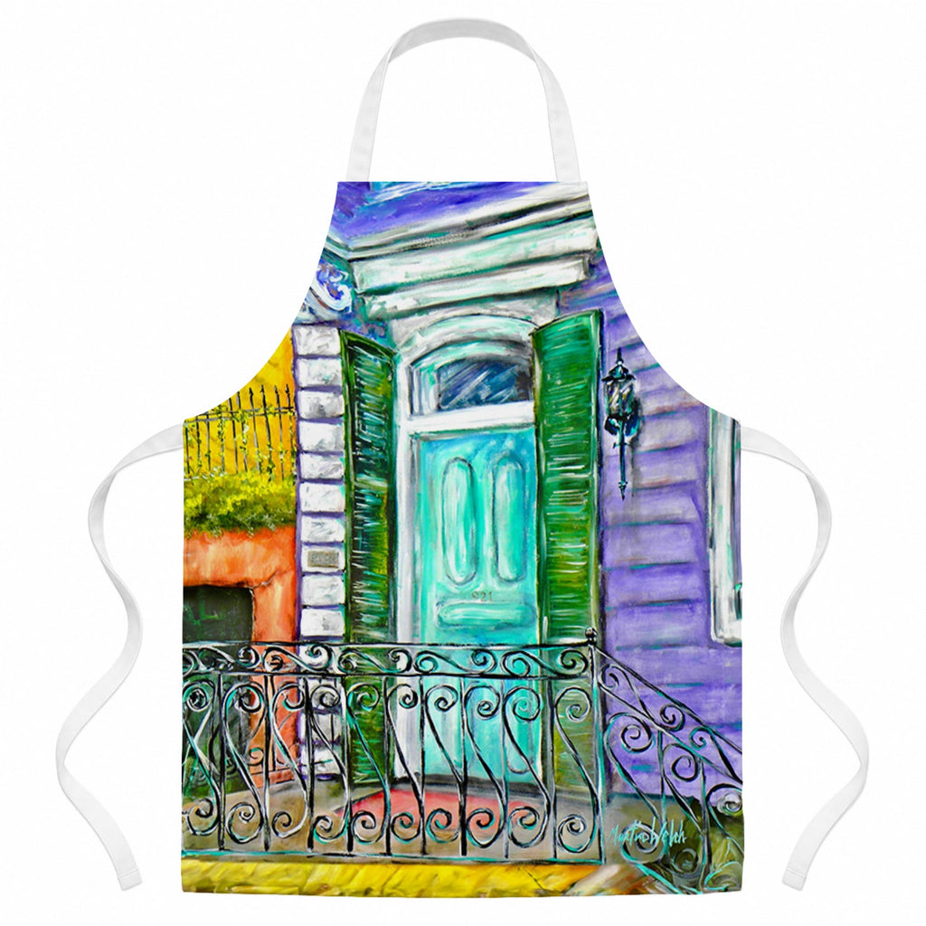 The House Next Door Apron Cooking Kitchen Server Baking Crafts Gardening for Adult Women Men, Unisex, Large, Multicolor
