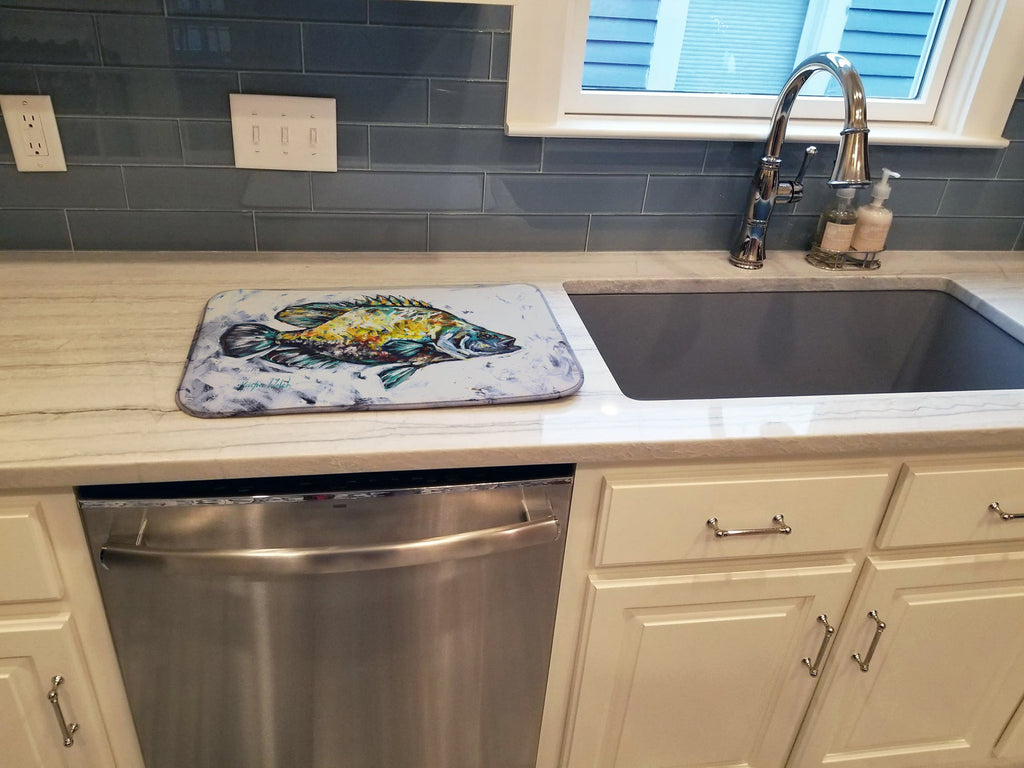 Triple Tail Dish Drying Mat Absorbent Dish Drying Mat Pad for Kitchen Counter Dish Drainer Mat for Countertop, 14 x 21", Multicolor