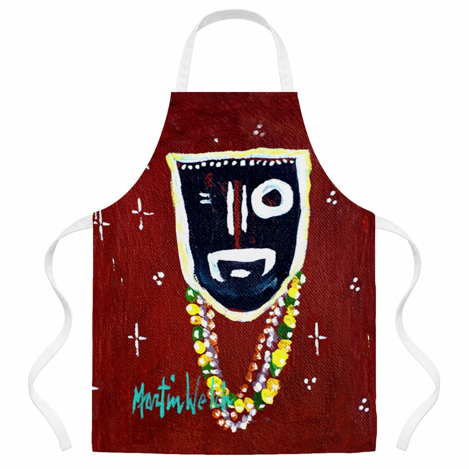 Zee Brown Apron Cooking Kitchen Server Baking Crafts Gardening for Adult Women Men, Unisex, Large, Multicolor