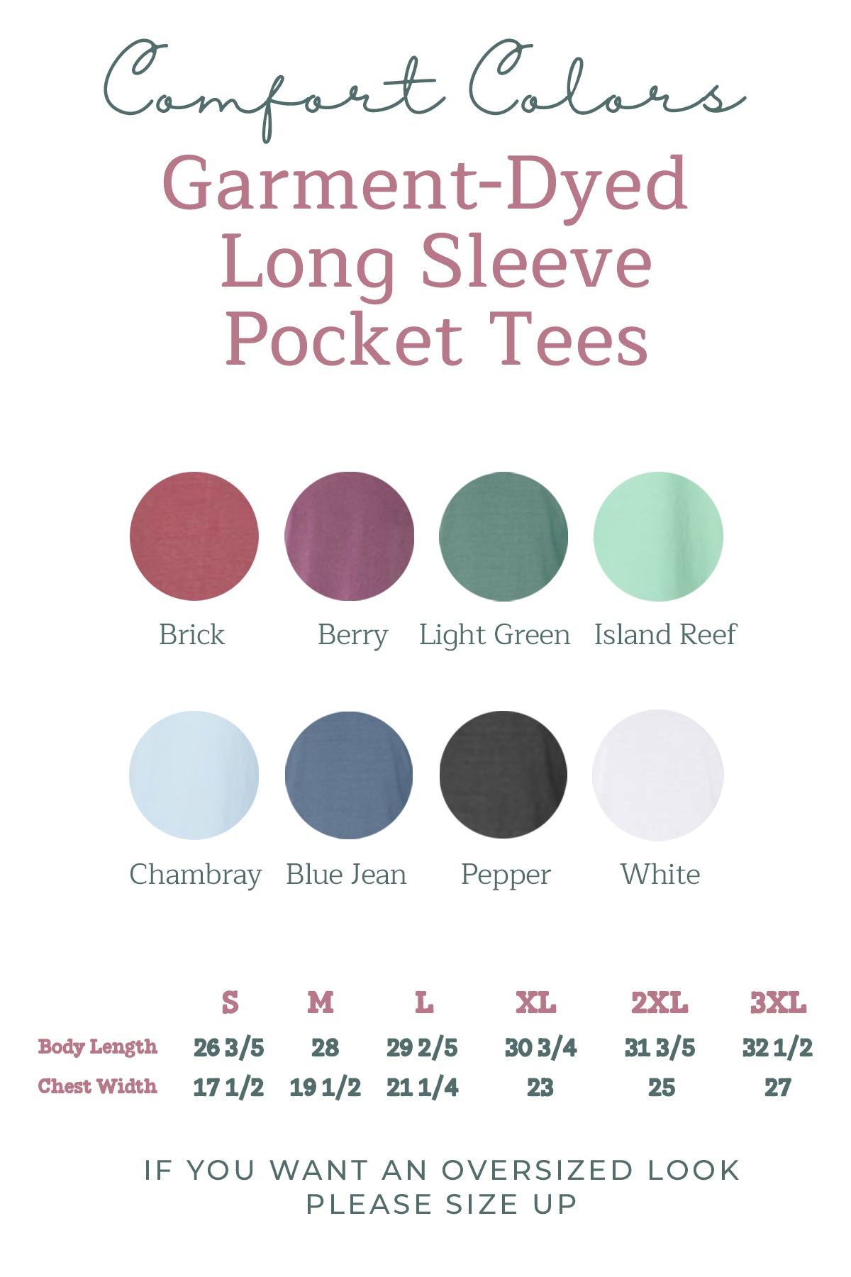 Mama Pocket Comfort Colors Long Sleeve Shirt