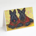 Scottish Terrier Scotties Rule Greeting Cards Pack of 8 Blank Cards with Envelopes Whimsical A7 Size 5x7