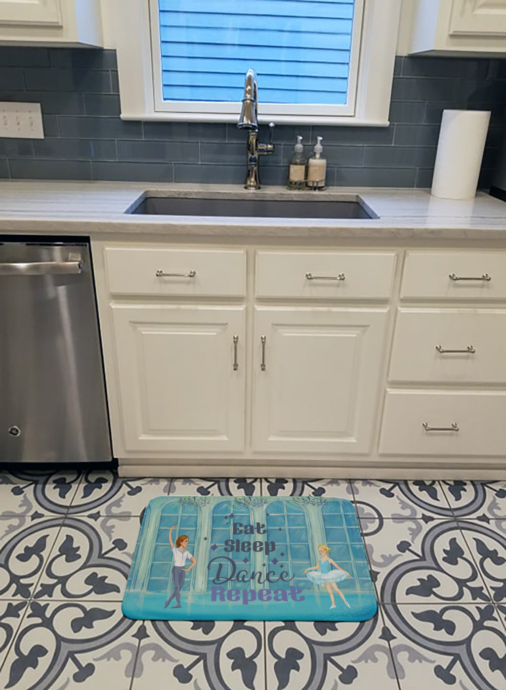 Memory Foam Kitchen Mat Machine Washable Anti-Fatigue Cushion Comfort Bath or Kitchen Rug