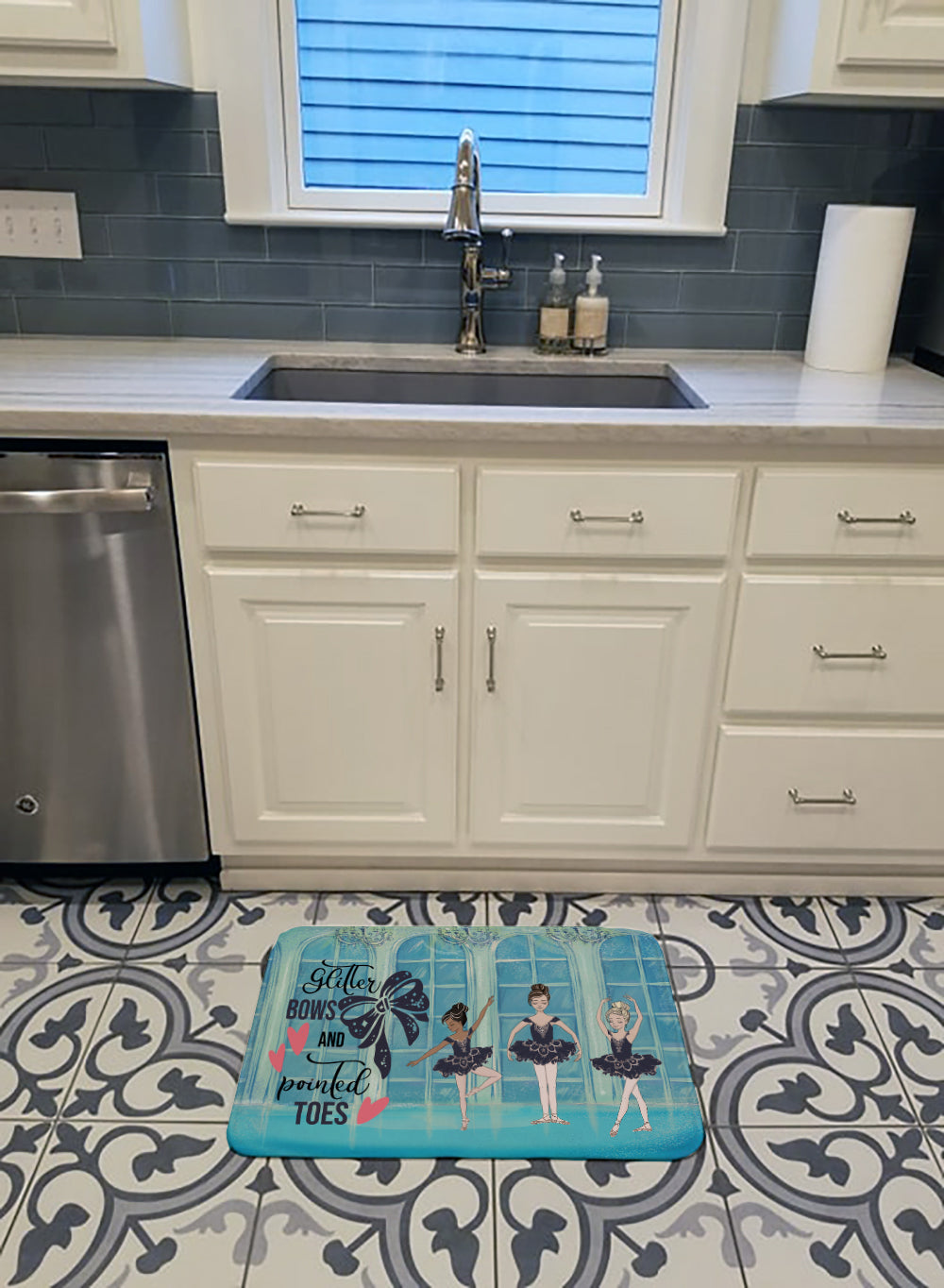 Memory Foam Kitchen Mat Machine Washable Anti-Fatigue Cushion Comfort Bath or Kitchen Rug