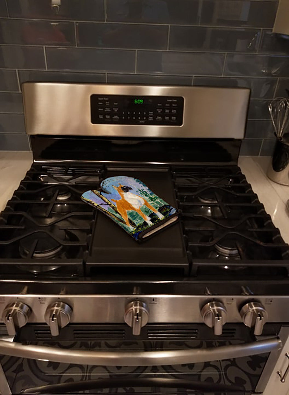 Boxer Oven Mitt Heat Resistant Thick Oven Mitt for Hot Pans and Oven, Kitchen Mitt Protect Hands, Cooking Baking Glove
