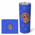 Dachshund Red #2  Stainless Steel Skinny Tumbler 20 oz Vacuum Double Walled Reusable Insulated Travel Cup