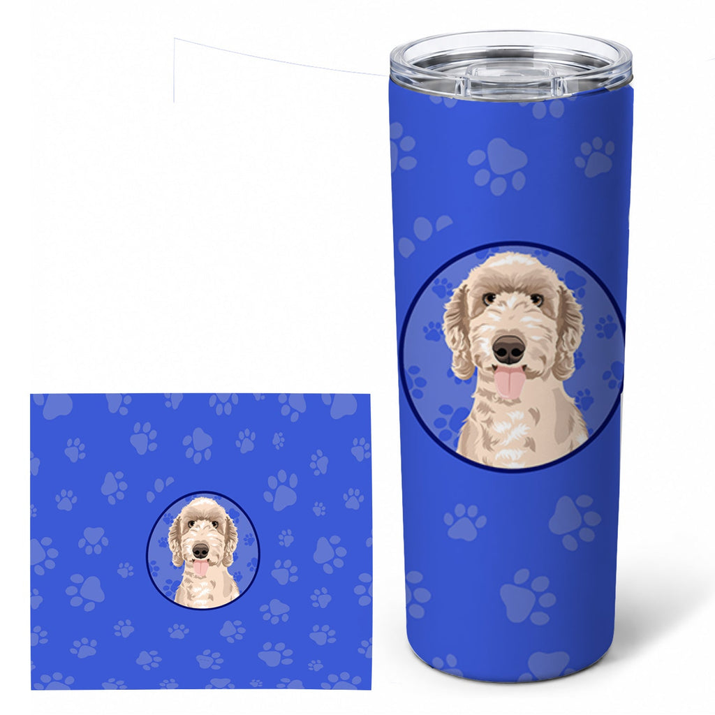 Doodle Fawn #5  Stainless Steel Skinny Tumbler 20 oz Vacuum Double Walled Reusable Insulated Travel Cup