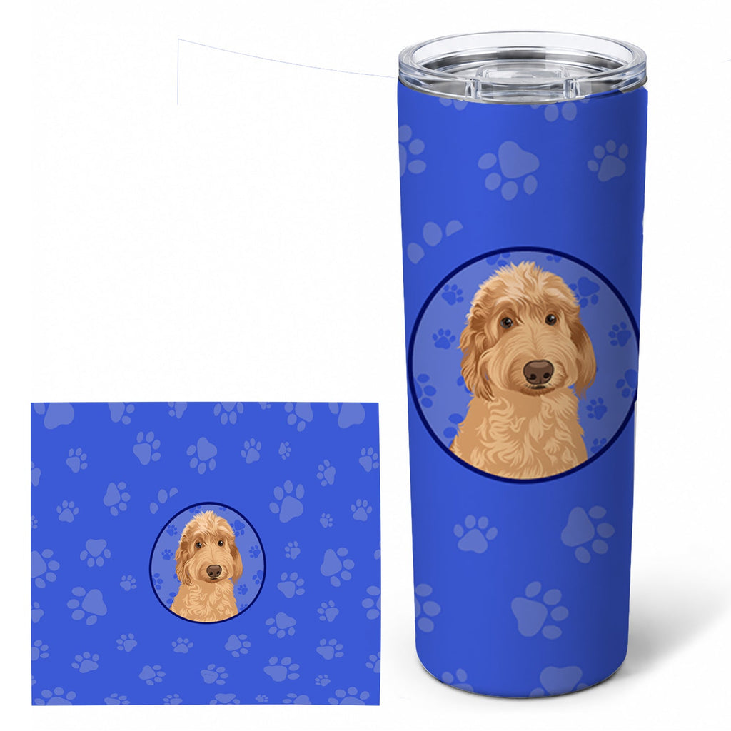 Doodle Liver #1  Stainless Steel Skinny Tumbler 20 oz Vacuum Double Walled Reusable Insulated Travel Cup