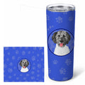 Doodle Silver #3  Stainless Steel Skinny Tumbler 20 oz Vacuum Double Walled Reusable Insulated Travel Cup