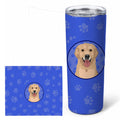 Golden Retriever Fawn #3  Stainless Steel Skinny Tumbler 20 oz Vacuum Double Walled Reusable Insulated Travel Cup