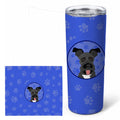 Schnauzer Black #3  Stainless Steel Skinny Tumbler 20 oz Vacuum Double Walled Reusable Insulated Travel Cup