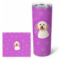 Doodle Red #2 Stainless Steel Skinny Tumbler 20 oz Vacuum Double Walled Reusable Insulated Travel Cup