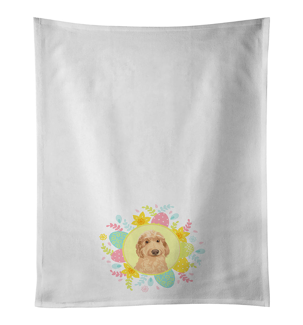 Doodle Liver #1 Easter Kitchen Towel Set of 2 White Dish Towels Decorative Bathroom Hand towel for Hand, Face, Hair, Yoga, Tea, Dishcloth, 19 X 28", White
