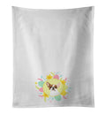 French Bulldog White #2 Easter Kitchen Towel Set of 2 White Dish Towels Decorative Bathroom Hand towel for Hand, Face, Hair, Yoga, Tea, Dishcloth, 19 X 28", White