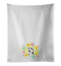 Siberian Husky Silver and White #1 Easter Kitchen Towel Set of 2 White Dish Towels Decorative Bathroom Hand towel for Hand, Face, Hair, Yoga, Tea, Dishcloth, 19 X 28", White