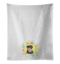 Rottweiler Black and Tan #7 Easter Kitchen Towel Set of 2 White Dish Towels Decorative Bathroom Hand towel for Hand, Face, Hair, Yoga, Tea, Dishcloth, 19 X 28", White