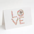 Corgi #8 LOVE Greeting Cards Pack of 8 Blank Cards with Envelopes Whimsical A7 Size 5x7