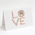 Cocker Spaniel #1 LOVE Greeting Cards Pack of 8 Blank Cards with Envelopes Whimsical A7 Size 5x7