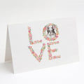 French Bulldog #7 LOVE Greeting Cards Pack of 8 Blank Cards with Envelopes Whimsical A7 Size 5x7