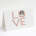 English Springer Spaniel #7 LOVE Greeting Cards Pack of 8 Blank Cards with Envelopes Whimsical A7 Size 5x7