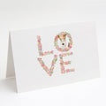 Wirehaired Fox Terrier Love Greeting Cards Pack of 8 Blank Cards with Envelopes Whimsical A7 Size 5x7