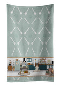 Tricolor Papillon in the Kitchen Kitchen Towel Velour Plush Front and Cotton Loop Back Machine Washable