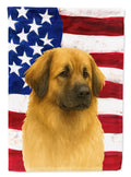 Sandy Leonberger American Flag House Flag 28x40 Porch Sleeve Pole Decorative Outside Yard Banner Artwork Wall Hanging, Polyester