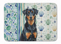 Beauceron Coastal Sea Glass Memory Foam Kitchen Mat Machine Washable Anti-Fatigue Cushion Comfort Bath or Kitchen Rug