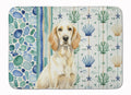 Lemon Belton English Setter Coastal Sea Glass Memory Foam Kitchen Mat Machine Washable Anti-Fatigue Cushion Comfort Bath or Kitchen Rug