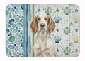 Liver Belton English Setter Coastal Sea Glass Memory Foam Kitchen Mat Machine Washable Anti-Fatigue Cushion Comfort Bath or Kitchen Rug