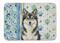Finnish Lapphund Coastal Sea Glass Memory Foam Kitchen Mat Machine Washable Anti-Fatigue Cushion Comfort Bath or Kitchen Rug