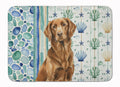 Liver Flat-Coated Retriever Coastal Sea Glass Memory Foam Kitchen Mat Machine Washable Anti-Fatigue Cushion Comfort Bath or Kitchen Rug