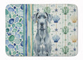 Blue Great Dane Coastal Sea Glass Memory Foam Kitchen Mat Machine Washable Anti-Fatigue Cushion Comfort Bath or Kitchen Rug