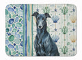 Black Greyhound Coastal Sea Glass Memory Foam Kitchen Mat Machine Washable Anti-Fatigue Cushion Comfort Bath or Kitchen Rug